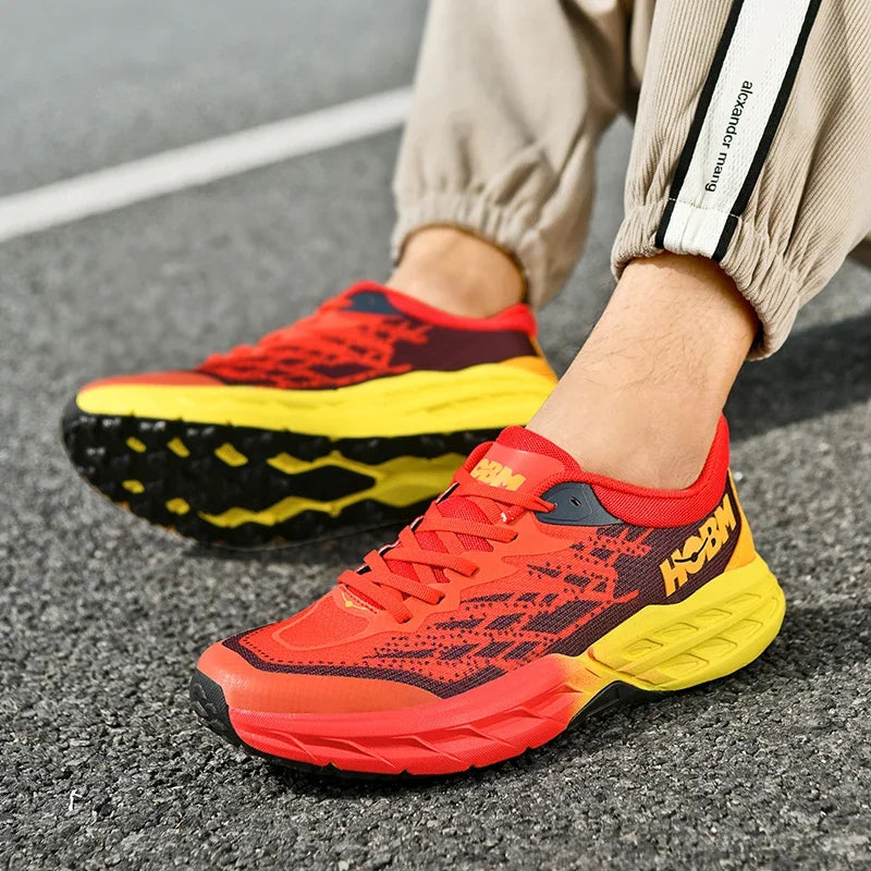 Men's Running Shoes – Lightweight, Breathable, Comfortable Lace-Up Sneakers
