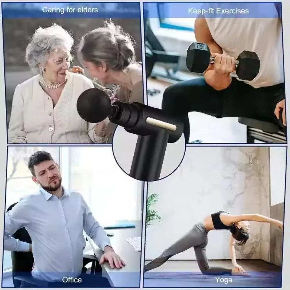 Portable Fascia Gun Muscle Relaxation Massager