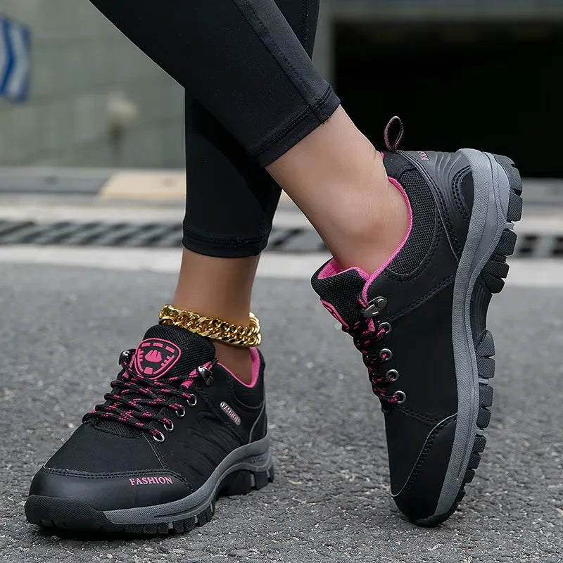 Women's Sports Shoes – Fashionable Thick-Sole Design for Jogging & Outdoor Use