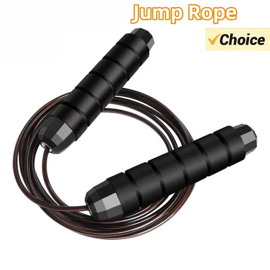 Adjustable Steel Wire Speed Jump Rope – For Fitness & Training Workouts