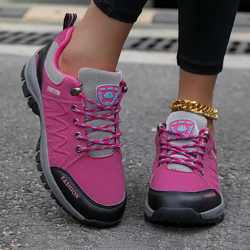 Women's Sports Shoes – Fashionable Thick-Sole Design for Jogging & Outdoor Use