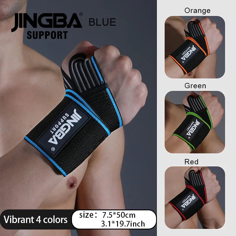 Fitness Wrist Wraps – Padded Support Straps for Weightlifting & Cross Training