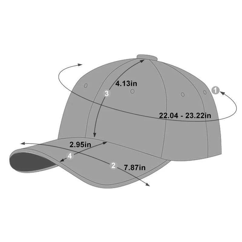 Men's Cotton Baseball Cap – Adjustable Summer Hat for Men & Women