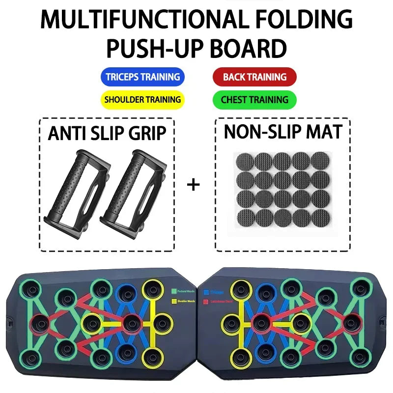 Portable Push-Up Board – Multifunctional, Foldable Fitness Equipment for Chest, Arms & Core