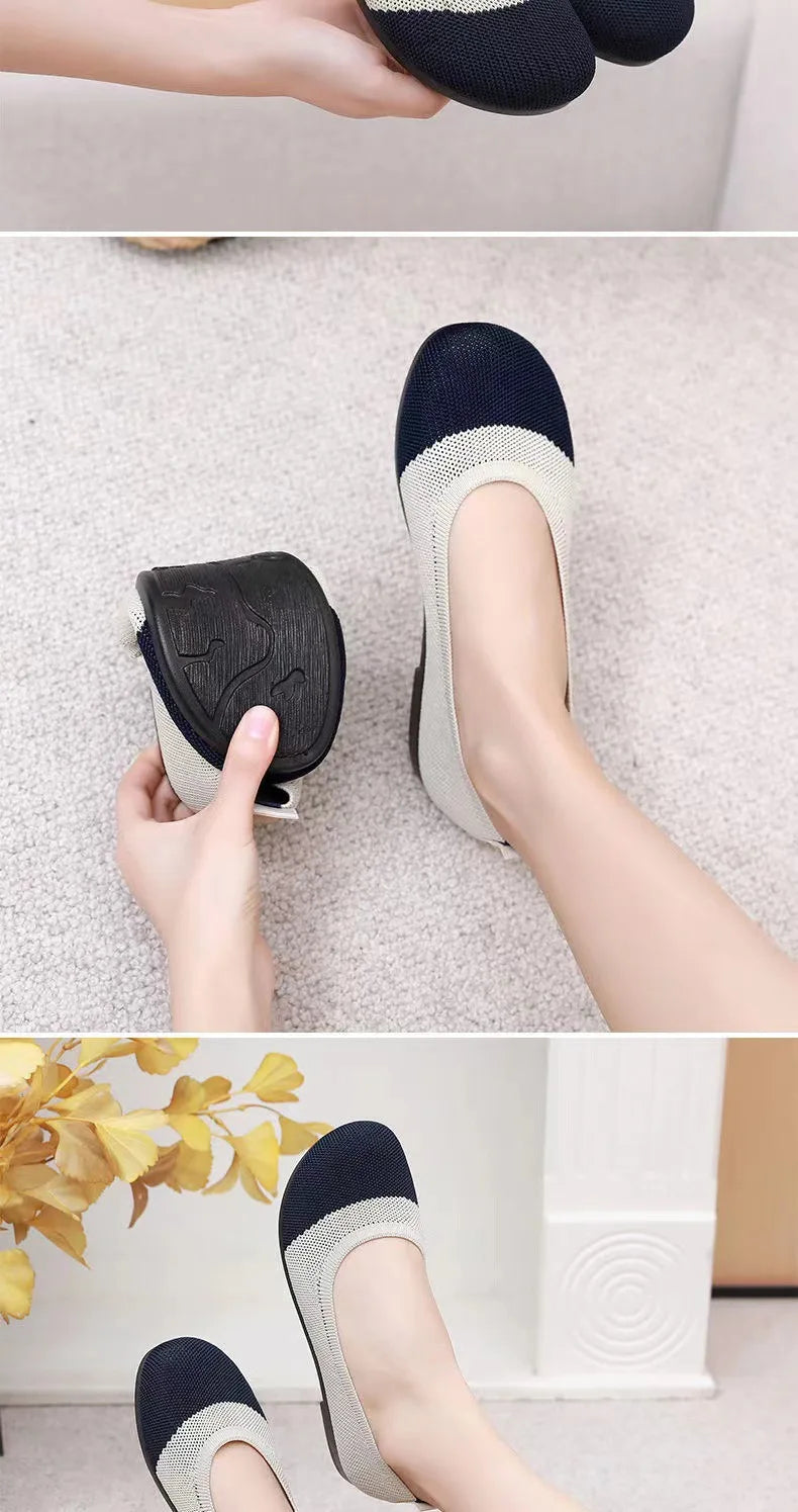 Women's Sports Shoes – Breathable, Lightweight with Thick Sole, Comfortable Casual Outdoor Footwear