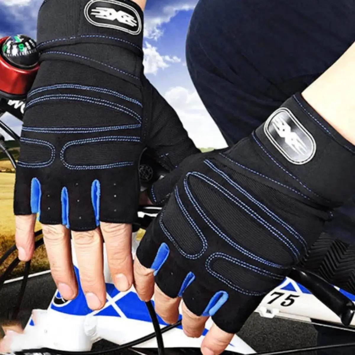 Gym Gloves for Men & Women – Shockproof, Wrist Support for Weightlifting & Training
