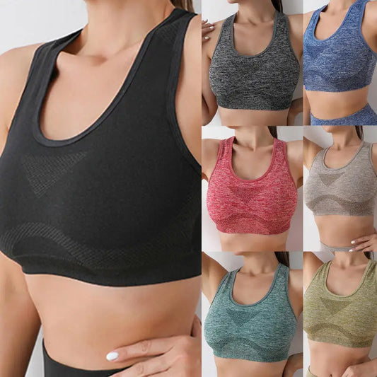 Women’s High Support Sports Bra – Seamless, Quick-Dry Yoga & Gym Wear