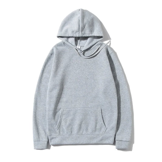 Unisex Hooded Sweatshirt – Red, Black, Gray Fleece, Hip Hop Streetwear