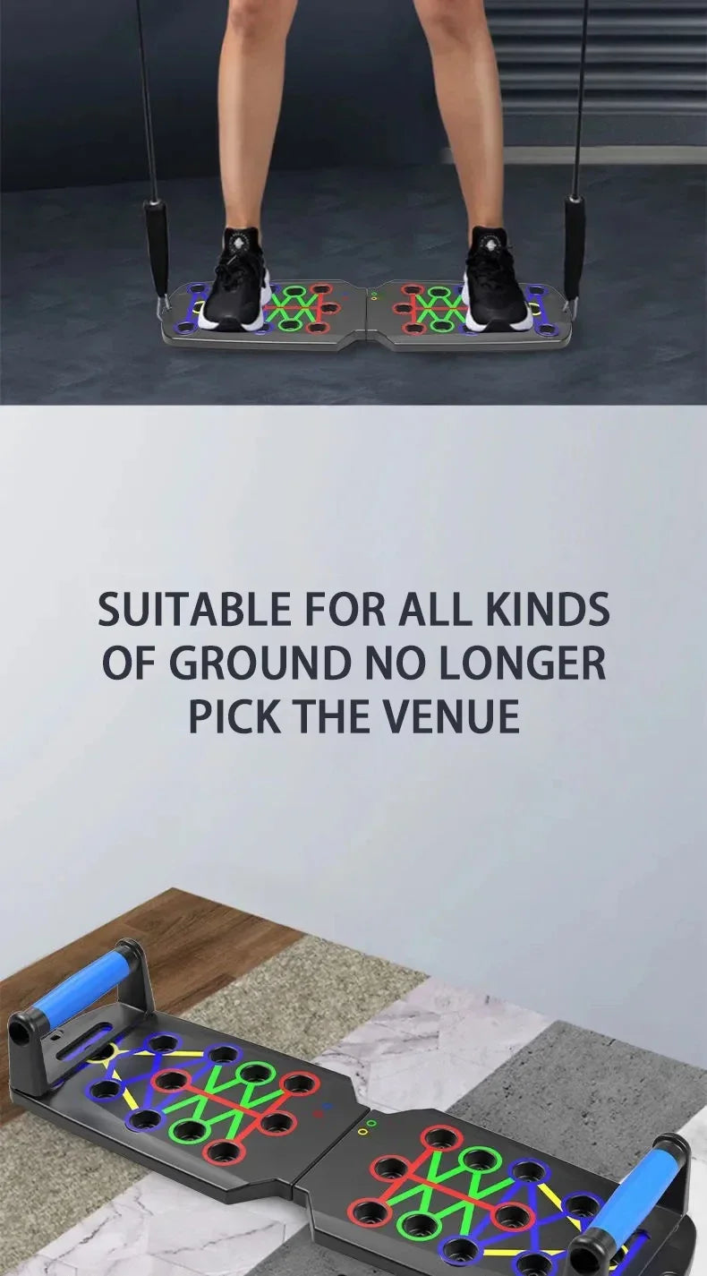 Portable Push-Up Board – Multifunctional, Foldable Fitness Equipment for Chest, Arms & Core