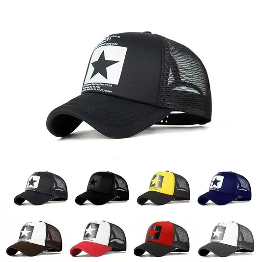 Fashion Snapback Baseball Cap – Mesh Hat for Men & Women, Casual Sun Protection